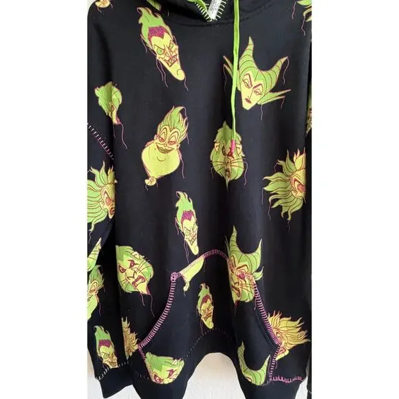 NEW Disney Parks Villains Hoodie by Our Universe Hoodie Adult Large - Picture 2 of 4